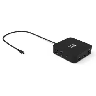 Priključna postaja PORT USB-C 10v1, 2x4K Display Port, 5x USB-A, USB-C 85W PD, Ethernet, SD