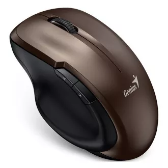 GENIUS Ergo 8200S miška/ 1200 dpi/ brezžična/ čokoladna/ 5 gumbov