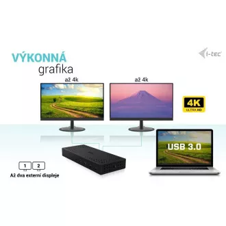 i-tec USB 3.0 / USB-C / Thunderbolt, 3x 4K Priključna postaja Gen 2   PD 100W