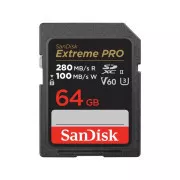 SanDisk SDXC kartica 64GB Extreme PRO (280 MB/s razreda 10, UHS-II V60)
