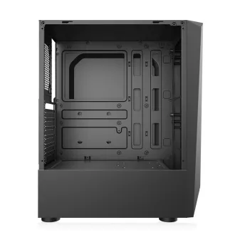 1stCOOL ohišje SHARK 2, srednji stolp, AU, USB 3.0, brez napajalnika, RGB ventilator, prozorna stranska plošča, črno
