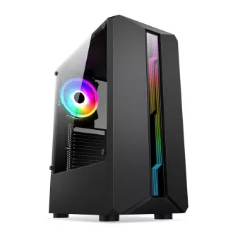 1stCOOL ohišje SHARK 1, srednji stolp, AU, USB 3.0, brez napajalnika, RGB ventilator, prozorna stranska plošča, črno 1stCOOL ohišje SHARK 1, srednji stolp, AU, USB 3.0, brez napajalnika, RGB ventilator, prozorna stranska plošča, črno