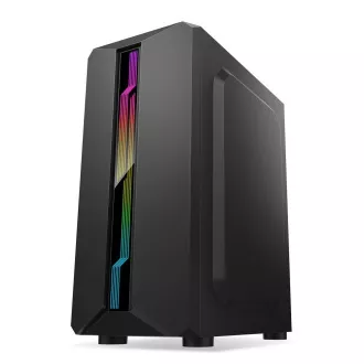 1stCOOL ohišje SHARK 1, srednji stolp, AU, USB 3.0, brez napajalnika, RGB ventilator, prozorna stranska plošča, črno 1stCOOL ohišje SHARK 1, srednji stolp, AU, USB 3.0, brez napajalnika, RGB ventilator, prozorna stranska plošča, črno
