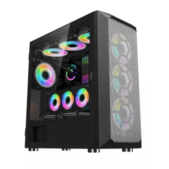 1stCOOL Wind Storm Black MiddleTower, AU, USB3.0, brez napajalnika, črn 1stCOOL Wind Storm Black MiddleTower, AU, USB3.0, brez napajalnika, črn
