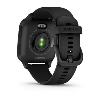 Garmin Venu Sq 2 Music, skrilavec / črn silikonski trak Garmin Venu Sq 2 Music, skrilavec / črn silikonski trak