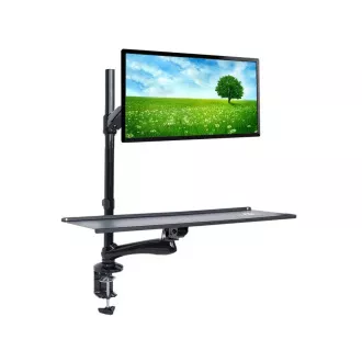 Namizni nosilec za monitor s polico za tipkovnico Fiber Mounts M68C1