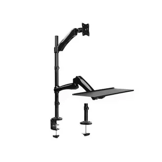 Namizni nosilec za monitor s polico za tipkovnico Fiber Mounts M68C1