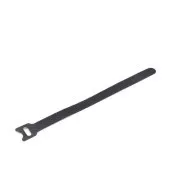 C-Tech CABLEXPERT Velcro trakovi, 210 mm, črni, 100 kosov v pakiranju