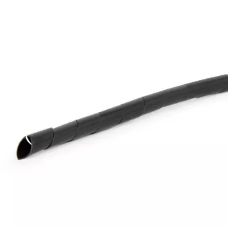 C-Tech CABLEXPERT spirala za zategovanje kablov, 12 mm, 10 m, črna