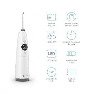 TrueLife AquaFloss Compact C300 Bela ustna prha