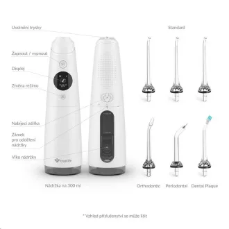 TrueLife AquaFloss Compact C300 Bela ustna prha