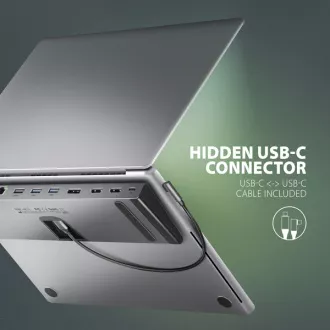 AXAGON HMC-4KX3 USB 5Gbps vozlišče, 3x USB-A, 2x HDMI, DP, RJ-45 GLAN, SD/microSD, zvok, PD 100W, kabel USB-C 40cm AXAGON HMC-4KX3 USB 5Gbps vozlišče, 3x USB-A, 2x HDMI, DP, RJ-45 GLAN, SD/microSD, zvok, PD 100W, kabel USB-C 40cm
