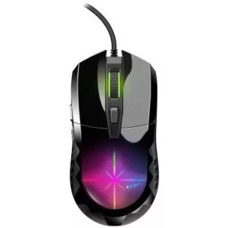 GENIUS miška GX GAMING Scorpion M715, žična, 3D RGB osvetlitev, 800-7200 dpi, USB, 6 gumbov, črna