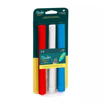 3Doodler polnilo ECO-PCL za 3D pero Start 75 kosov - rdeče, modro, belo 3Doodler polnilo ECO-PCL za 3D pero Start 75 kosov - rdeče, modro, belo