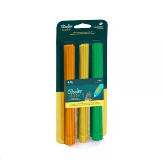 3Doodler polnilo ECO-PCL za 3D pero Start  75 kosov - oranžno, rumeno, zeleno