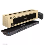 Club3D Priključna postaja USB-C 14v1, 1xDP, 1xHDMI, 1xVGA, 2xUSB-C, 5xUSB, 1xRJ45, 1x3,5 mm, siva