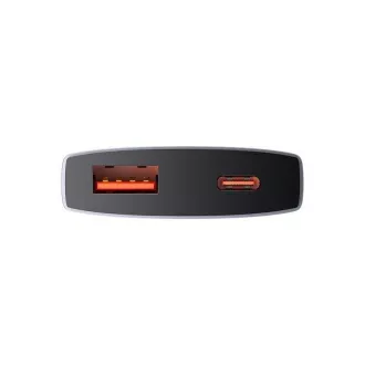 Baseus GAN5 Pro Ultratanek adapter za hitro polnjenje USB-C   USB-A 65 W, siv