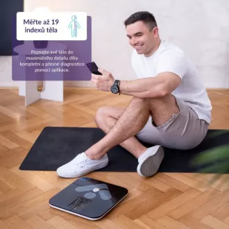 TrueLife FitScale W7 BT - Bioelektrična impedančna tehtnica bluetooth - črna TrueLife FitScale W7 BT - Bioelektrična impedančna tehtnica bluetooth - črna