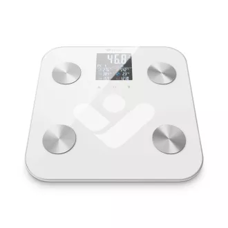 TrueLife FitScale W7 BT - Bioelektrična impedančna tehtnica Bluetooth - Bela