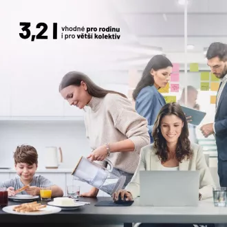 Lauben stekleni vrč za filtriranje vode 32GW - vrč za filtriranje