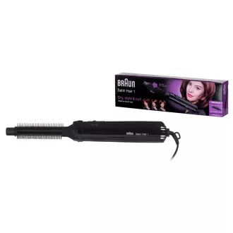 Braun AS110 Satin Hair 1 toplotni kodralnik, 2 temperaturi, 2 hitrosti, 200 W, zaščita pred pregrevanjem, črn