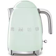 Smeg KLF03PGEU električni čajnik, 1, 7 l (7 skodelic), 2400 W, slog iz 50. let prejšnjega stoletja, pastelno zelen