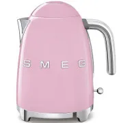 Smeg KLF03PKEU električni čajnik, 1, 7 l (7 skodelic), 2400 W, slog iz 50. let prejšnjega stoletja, roza