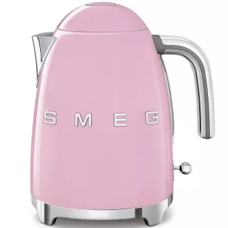 Smeg KLF03PKEU električni čajnik, 1, 7 l (7 skodelic), 2400 W, slog iz 50. let prejšnjega stoletja, roza