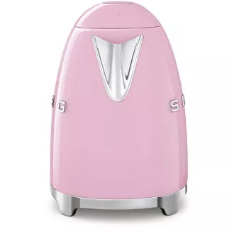 Smeg KLF03PKEU električni čajnik, 1, 7 l (7 skodelic), 2400 W, slog iz 50. let prejšnjega stoletja, roza