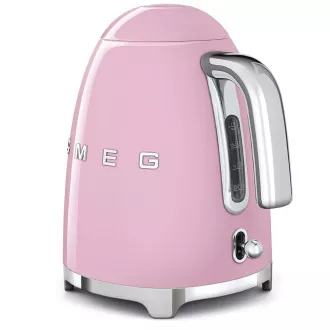 Smeg KLF03PKEU električni čajnik, 1, 7 l (7 skodelic), 2400 W, slog iz 50. let prejšnjega stoletja, roza