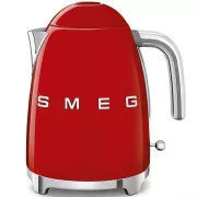 Smeg KLF03RDEU električni kuhalnik, 1, 7 l (7 skodelic), 2400 W, slog iz 50. let prejšnjega stoletja, rdeč