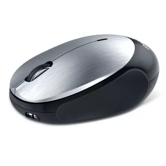 GENIUS miška NX-9000BT/ Bluetooth 4.0/ 1200 dpi/ brezžična/ polnilna baterija/ srebrna