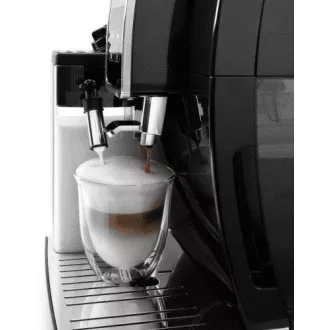DeLonghi Dinamica ECAM 350.50.B avtomatski aparat za kavo, 15 barov, 1450 W, vgrajen mlinček, mlečni sistem, dvojna skodelica