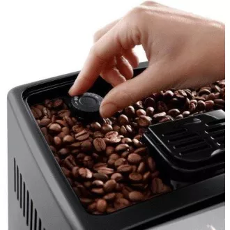 DeLonghi Dinamica ECAM 350.50.B avtomatski aparat za kavo, 15 barov, 1450 W, vgrajen mlinček, mlečni sistem, dvojna skodelica