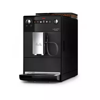 MELITTA Latticia OT Espresso aparat, 15 barov, 2 skodelici naenkrat, vgrajen mlinček, 5 programov mletja, črn