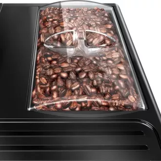 MELITTA Solo Frosted Black, aparat za kavo, 15 Bar, 2 skodelici naenkrat, vgrajen mlinček, nemlečni recept, črna