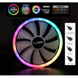 1stCOOL Ventilator AURA EVO, 140 mm, ARGB 1stCOOL Ventilator AURA EVO, 140 mm, ARGB