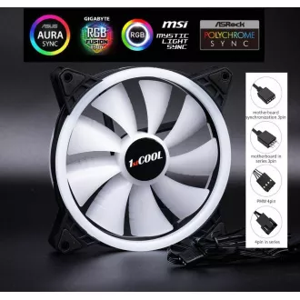 1stCOOL Ventilator AURA EVO, 140 mm, ARGB 1stCOOL Ventilator AURA EVO, 140 mm, ARGB