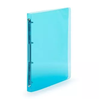 Vezivo A4 2 cm, 4 obroči, prozorno modro