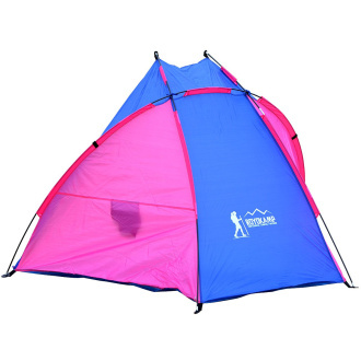 Plažni šotor ROYOKAMP 200x120x120 cm, roza-modra