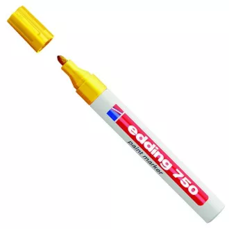 Marker Edding 750 lak rumeni valjček s konico 2-4 mm Marker Edding 750 lak rumeni valjček s konico 2-4 mm