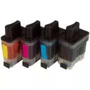MultiPack BROTHER LC-900 + 20 kosov fotopapirja (LC900BK,  LC900C,  LC900M,  LC900Y) - Kartuša TonerPartner PREMIUM, black + color (črna + barvna)