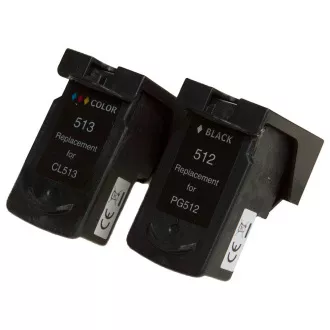 MultiPack CANON PG-512, CL-513 (2969B001, 2971B001) - Kartuša TonerPartner PREMIUM, black + color (črna + barvna)