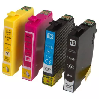MultiPack EPSON T1635 + 20 kosov fotopapirja (C13T16364010) - Kartuša TonerPartner PREMIUM, black + color (črna + barvna)