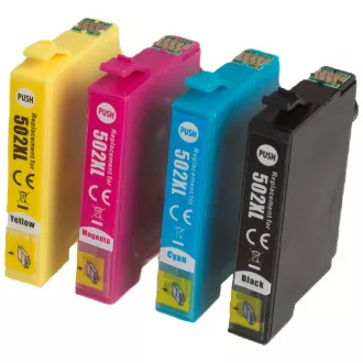 MultiPack EPSON T502-XL (C13T02W64010) - Kartuša TonerPartner PREMIUM, black + color (črna + barvna)