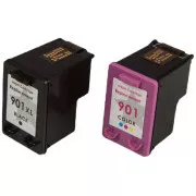 MultiPack TonerPartner kartuša PREMIUM za HP 901-XL (CC654AE, CC656AE), black + color (črna + barvna)