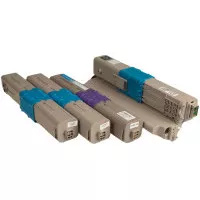 MultiPack OKI C301 (C301-BK, C301-C, C301-M, C301-Y) - Toner TonerPartner PREMIUM, black + color (črn + barven)