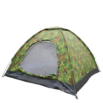 Pohodniški šotor za največ 2 osebi, 2x1,5 m, kamuflaža