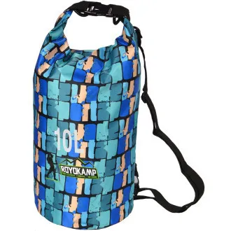 Nepremočljiva vreča ROYOKAMP Dry Bag 10 l, večbarvna (modra/turkizna) Nepremočljiva vreča ROYOKAMP Dry Bag 10 l, večbarvna (modra/turkizna)