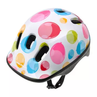 Otroška kolesarska čelada MTR, barvne pike, S